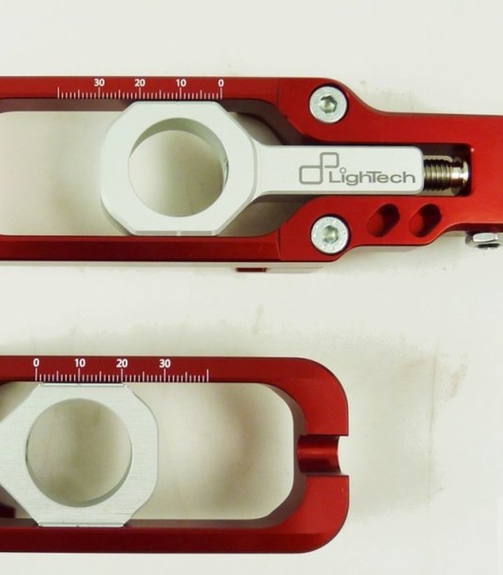 Tensores de Cadena LighTech en Rojo para Yamaha TMAX 500 (08-11), 530 (12-21), 560 (20-26)
