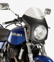 Honda CB1100, Triumph Speed/Street Twin, Thruxton 1200, Mash Black Seven Puig Retro Smoked Windshield 9515H