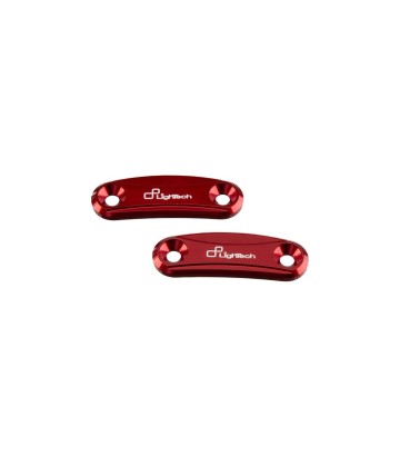 Tapas de Retrovisor LighTech en Rojo para Kawasaki ZX 10 R (11-15)