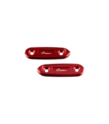 Tapas de Retrovisor LighTech en Rojo para Yamaha YZF R3 (19-24)
