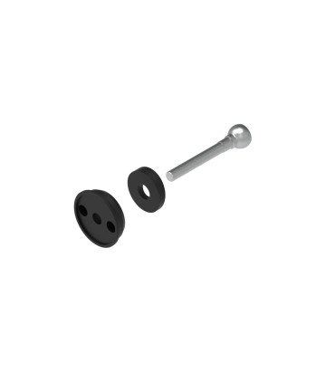 Adaptadores de Protector de Maneta para Manillar de Serie LighTech en Negro para varios modelos de Suzuki