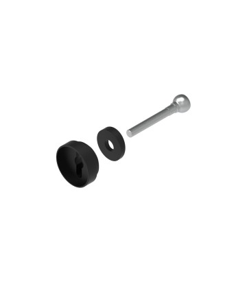 Adaptadores de Protector de Maneta para Manillar de Serie LighTech en Negro para varios modelos de Aprilia
