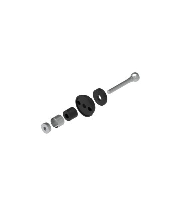 Kit d’adaptateurs LighTech pour protège-levier sur guidon d’origine, noir pour plusieurs modèles Ducati