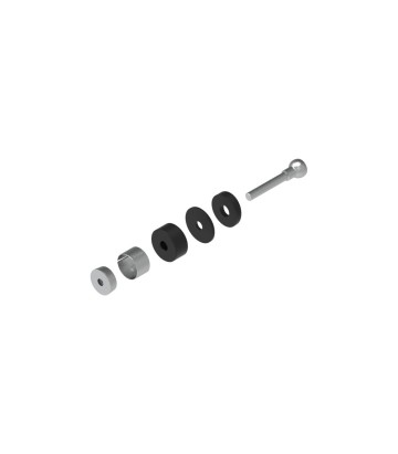 LighTech Lever Guard Adapter Kit for Stock Handlebar in Black for MV Agusta F4 1000 (13-16)