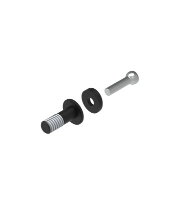 LighTech Lever Guard Adapter Kit for Stock Handlebar in Black for BMW R 1200 nineT (16-19), S 1000 R (14-20), S 1000 RR (09-18)