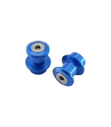 Diábolos para Caballete M10x1.25 LighTech en Azul Cobalto para CFMOTO SR 450 (23), Kawasaki ER 6 (12-20), ZX 6 R (22-25)