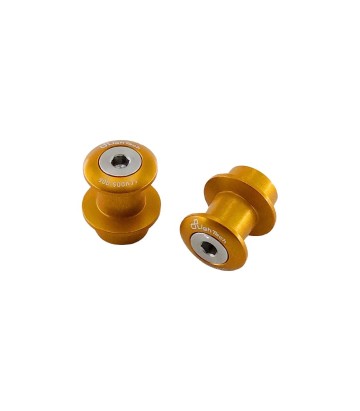 Diábolos para Caballete M10x1.25 LighTech en Oro para CFMOTO SR 450 (23), Kawasaki ER 6 (12-20), ZX 6 R (22-25)