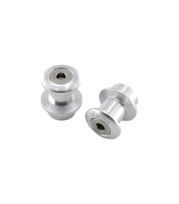 LighTech M10x1.5 Paddock Stand Bobbins in Silver for KTM Duke 125/390/790/890/990 (18-24), Super Duke 990 LC8 (07-10)