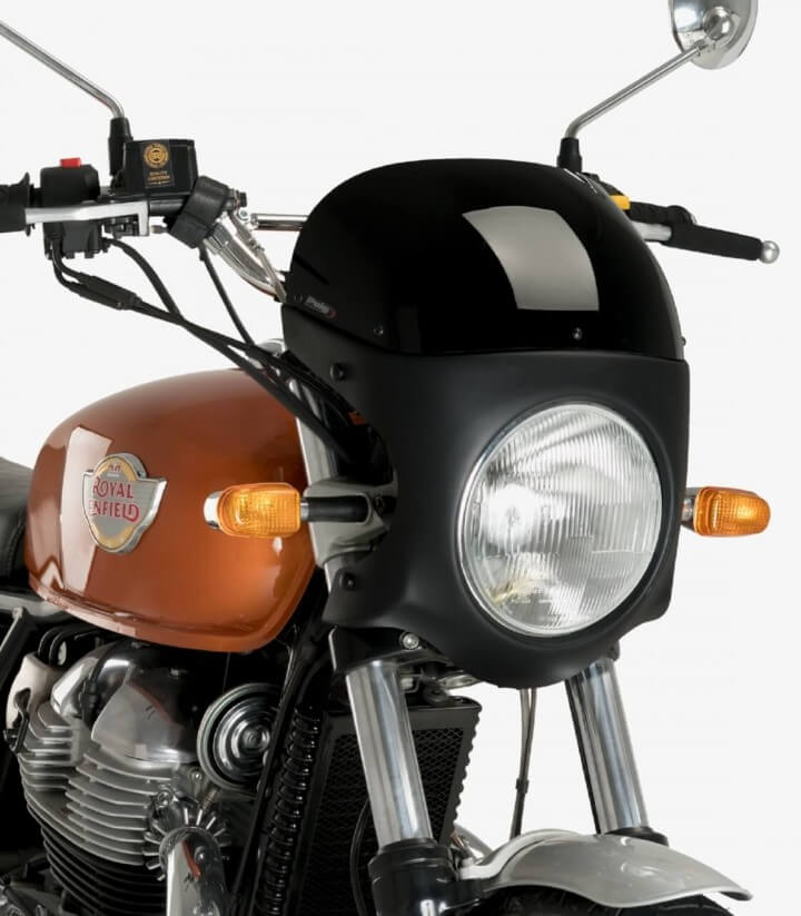 Windschild Puig Retro Triumph Bonneville Speedmaster, Yamaha XSR900 Schwarz 9554N