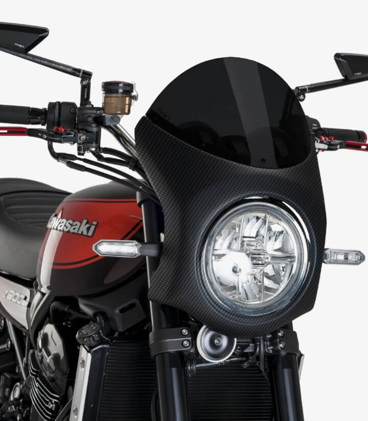 Windschild Puig Retro Kawasaki Z900RS Dunkel getönt 9596F