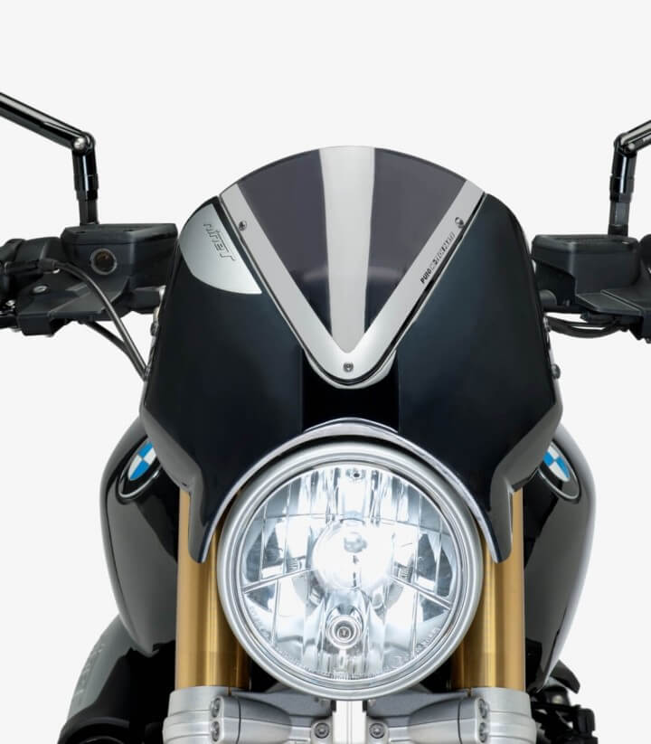 Cúpula Puig Retrovision BMW R Nine T Ahumado oscuro 7012F