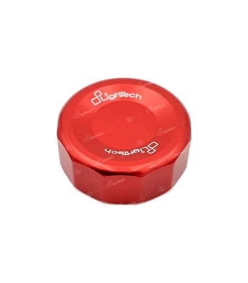 Coperchio pompa freno posteriore LighTech rosso per Kawasaki ZX 6 R (09-24), Yamaha YZF R1 (15-25)