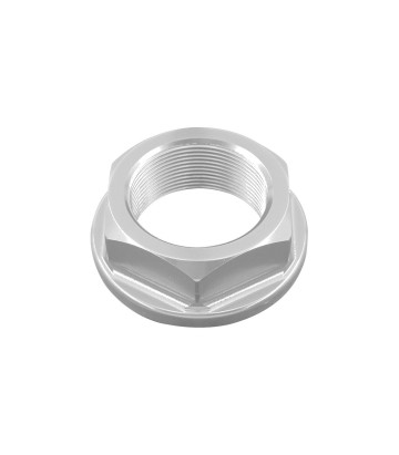 Tuerca de Dirección LighTech M25 x 1 en Plata para varios modelos de Kawasaki y Triumph