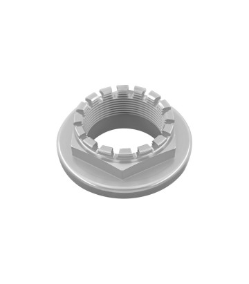 Tuerca de Rueda Trasera LighTech M38 x 1,5 en Plata para Ducati 748/916/996/998 (96-01), Hypermotard 1100 (07-12)