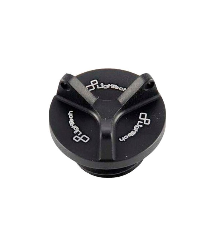 Tampão de óleo LighTech M20 x 1,5 em preto para several Aprilia, Moto Guzzi and Suzuki models