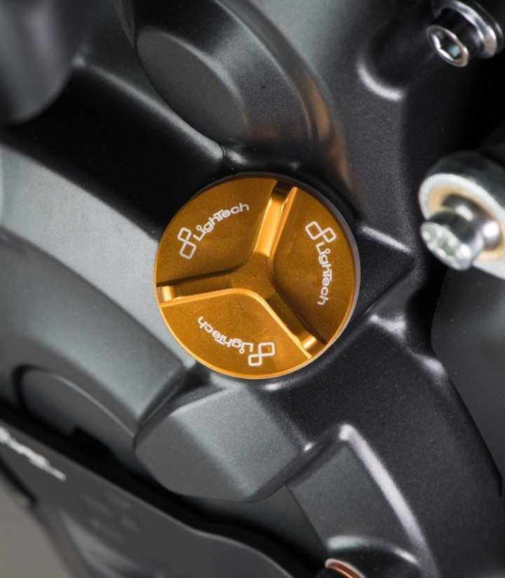 LighTech Oil Filler Cap M26,5 x 3 in Gold for several Yamaha models