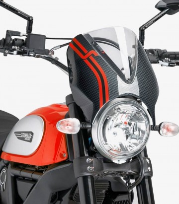 Cúpula Puig Retrovision Ducati Scrambler Transparente 8192W