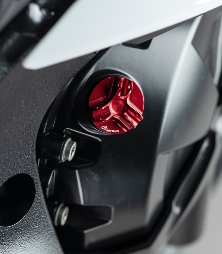 LighTech Öleinfülldeckel M24 x 2 in Rot für BMW S 1000 R (24-25), S 1000 RR (24-25)