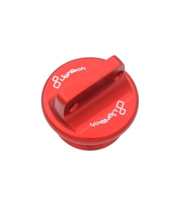 LighTech Oil Filler Cap M30 x 1.5 in Red for Kawasaki ZX 10 R (05-22), ZX 6 R (05-21)