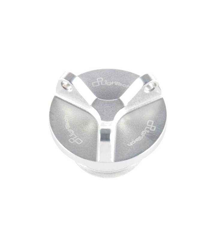 LighTech Oil Filler Cap M19,5 x 2.5 in Silver