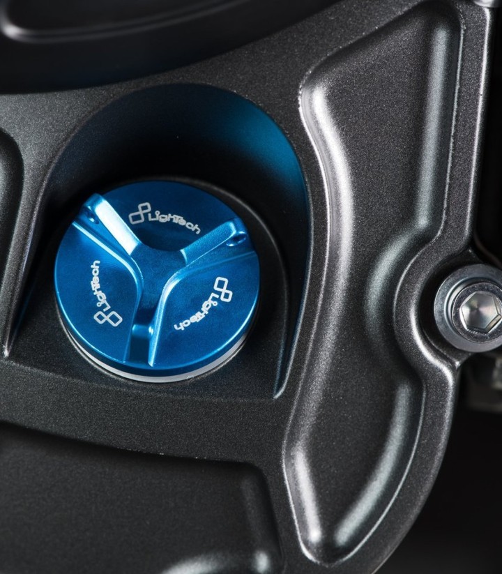 LighTech Oil Filler Cap M20 x 2.5 in Cobalt Blue