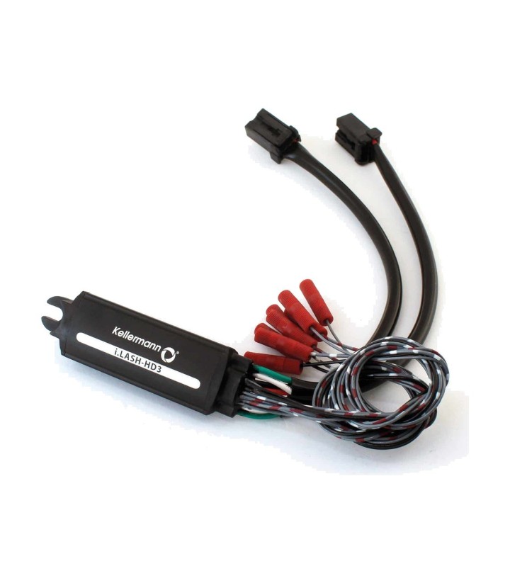 Câble adaptateur pour clignotants Kellermann i.LASH HD 3 pour Harley-Davidson Sportster 123521