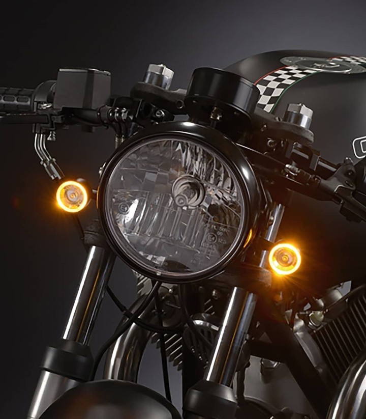 Clignotants Kellermann Bullet 1000 noirs avec feu de position 181200x2