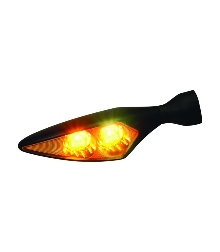 Clignotants Kellermann Rhombus Extreme noirs 166200+166250