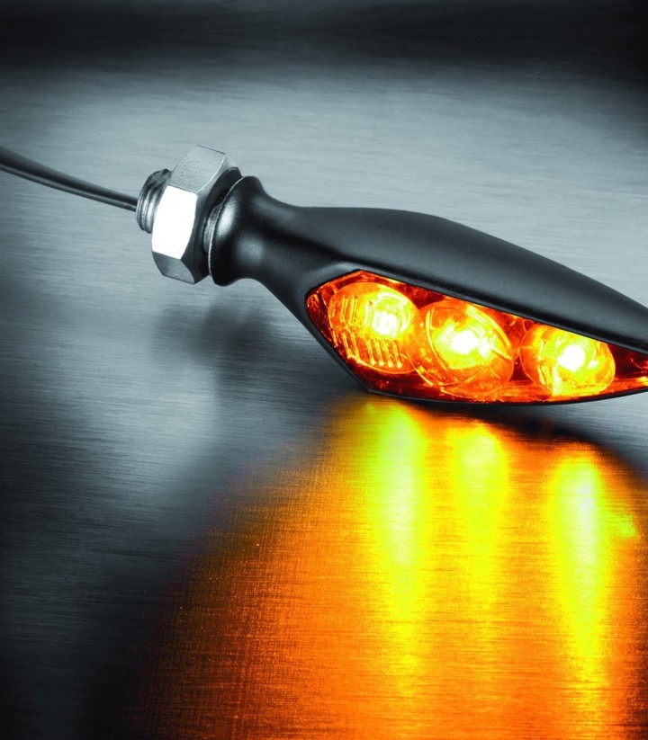 Kellermann Rhombus S Dark Blinker in Schwarz 168100+168150