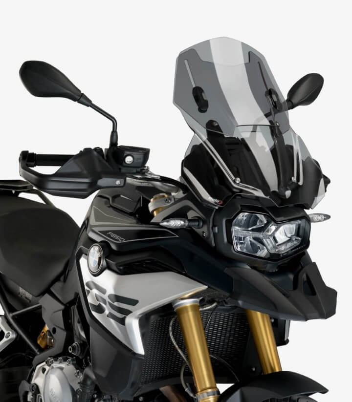 BMW F850GS Puig Sport-Touring Dimmable Smoked Windshield 3179H