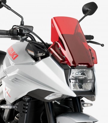 Windschild Puig Touring Suzuki GSX-S1000 Katana (19-25) Rot 3637R