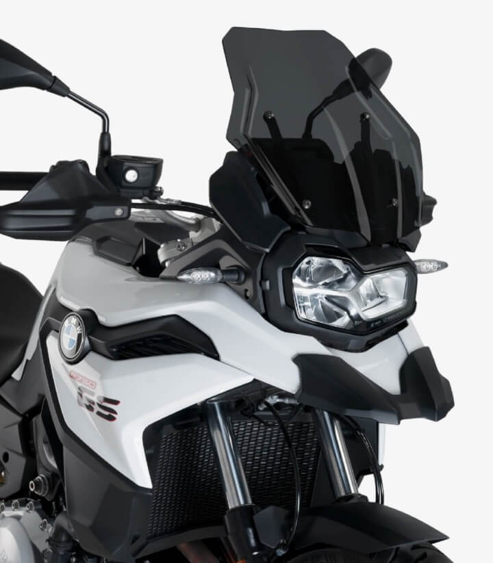 BMW F750GS Puig Touring Dark smoked Windshield 3768F