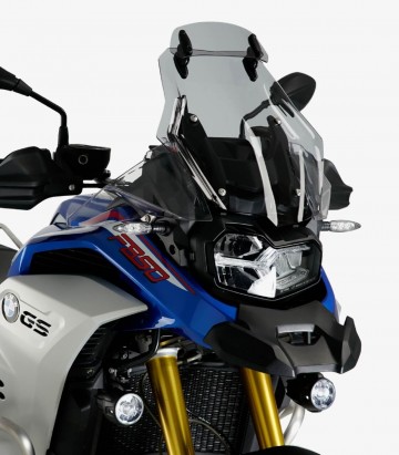 BMW F850GS Puig Touring with Visor Smoked Windshield 3831H