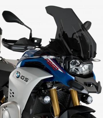 Windschild Puig Touring Plus BMW F750/800/850GS (18-26), F900GS Adventure (24-26) Dunkel getönt 3595F