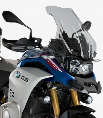 BMW F750GS (2018 - 2024), F850GS / Adventure (2018 - 2023) Puig Touring Plus Smoked Windshield 3595H