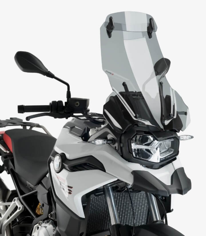 BMW F750GS Puig Touring Plus with Visor Smoked Windshield 9771H