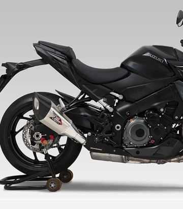 Escape Yoshimura R-11Sq JMCA Acero satinado para Suzuki GSXS 1000 (21-26) 110-19a-l13g1