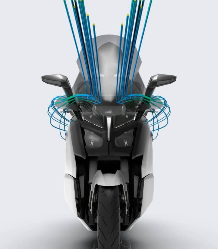 Windschild Puig V-Tech Line Touring BMW C Evolution (14-20) Getönt 1769H