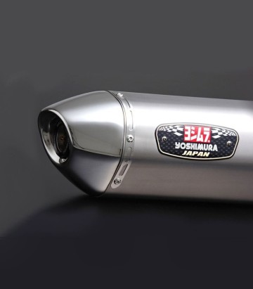 Escape Yoshimura R-77J JMCA Titanio con punta de acero para Suzuki SV 650 (16-19) 110-169-5v80