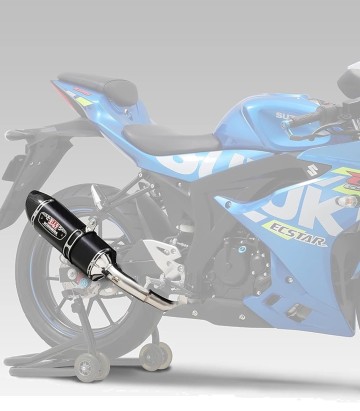 Escape Yoshimura R-77S JMCA Metal Magic con punta de carbono para Suzuki GSX-R 125 (18-23) 110a-525-5120
