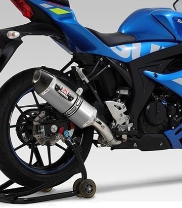 Escape Yoshimura R-77S JMCA Acero con punta de carbono para Suzuki GSX-R 125 (18-23) 110a-525-5150
