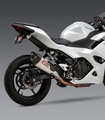 Escape Yoshimura AT2 Acero con punta de carbono para Kawasaki Ninja 500 (24-26) 14730bp520