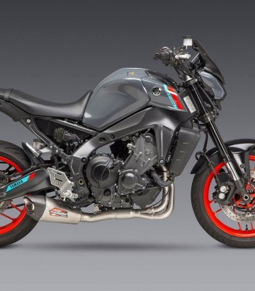 Escape Yoshimura AT2 SS Acero con punta de carbono para Yamaha MT 09 (21-24), XSR 900 (22-24) 13992ap521