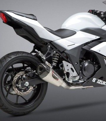 Escape Yoshimura Alpha Acero con punta de carbono para Suzuki GSX-R 250 (18-20) 11260ap520