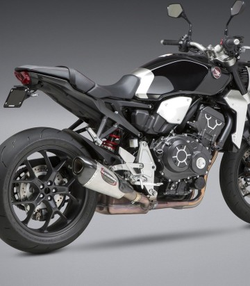 Escape Yoshimura Alpha T Acero con punta de carbono para Honda CB 1000 R (18-19) 12101bp520