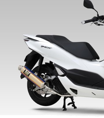 Escape Yoshimura GP-Magnum Titanio azul para Honda PCX 125 (23) 110a-49f-5u80b