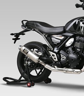 Escape Yoshimura GP-Magnum Acero satinado para Triumph Scrambler 400 X (24-25), Speed 400 (24-25) 110a-674-5u30
