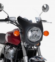 Honda CB1100, Triumph Speed/Street Twin, Thruxton 1200, Mash Black Seven Puig Retro Transparent Windshield 9515W