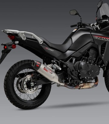 Escape Yoshimura RS-12 Acero con punta de carbono para Honda XL 750 Transalp (23-26) 12755bs520