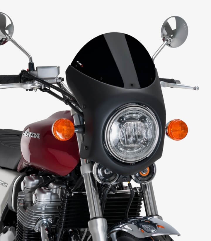Cúpula Puig Retro Honda CB1100, Triumph Speed/Street Twin, Thruxton 1200, Mash Black Seven Negro 9553N